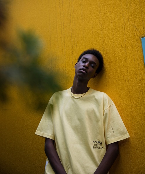 ダブルチーズバーガー Tシャツ -Side Logo- / DOUBLE CHEESEBURGER T-Shirt -Side Logo-（Tシャツ/カットソー）｜DOUBLE CHEESEBURGER（ダブルチーズバーガー）