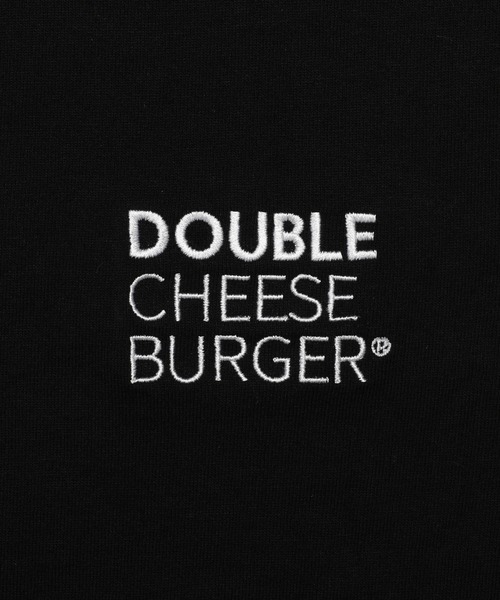 DOUBLE CHEESEBURGER(ダブルチーズバーガー)の「ダブルチーズバーガー Tシャツ -Side Logo- / DOUBLE CHEESEBURGER T-Shirt -Side Logo-(Tシャツ/カットソー・メンズ・ホワイト/ダークブラック/ライトブルー/ライトイエロー・1/2)」の10枚目の写真