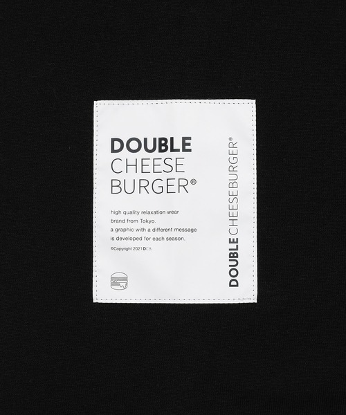 DOUBLE CHEESEBURGER(ダブルチーズバーガー)の「ダブルチーズバーガー Tシャツ -Side Logo- / DOUBLE CHEESEBURGER T-Shirt -Side Logo-(Tシャツ/カットソー・メンズ・ホワイト/ダークブラック/ライトブルー/ライトイエロー・1/2)」の12枚目の写真