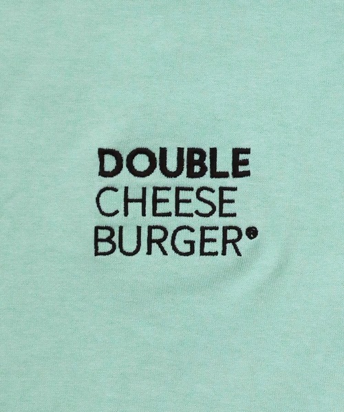 DOUBLE CHEESEBURGER(ダブルチーズバーガー)の「ダブルチーズバーガー Tシャツ -Side Logo- / DOUBLE CHEESEBURGER T-Shirt -Side Logo-(Tシャツ/カットソー・メンズ・ホワイト/ダークブラック/ライトブルー/ライトイエロー・1/2)」の14枚目の写真