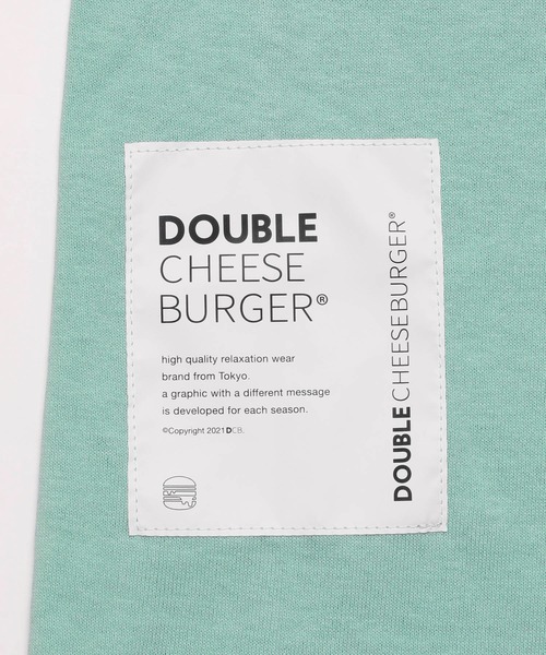 DOUBLE CHEESEBURGER(ダブルチーズバーガー)の「ダブルチーズバーガー Tシャツ -Side Logo- / DOUBLE CHEESEBURGER T-Shirt -Side Logo-(Tシャツ/カットソー・メンズ・ホワイト/ダークブラック/ライトブルー/ライトイエロー・1/2)」の16枚目の写真