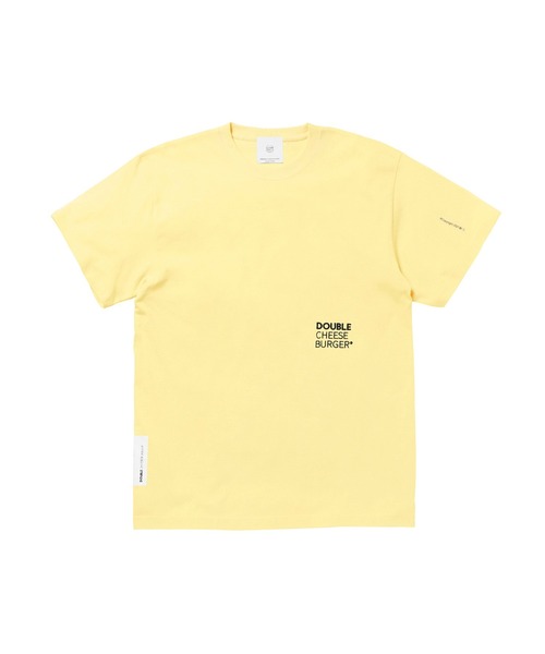 DOUBLE CHEESEBURGER(ダブルチーズバーガー)の「ダブルチーズバーガー Tシャツ -Side Logo- / DOUBLE CHEESEBURGER T-Shirt -Side Logo-(Tシャツ/カットソー・メンズ・ホワイト/ダークブラック/ライトブルー/ライトイエロー・1/2)」の17枚目の写真