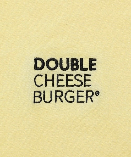 DOUBLE CHEESEBURGER(ダブルチーズバーガー)の「ダブルチーズバーガー Tシャツ -Side Logo- / DOUBLE CHEESEBURGER T-Shirt -Side Logo-(Tシャツ/カットソー・メンズ・ホワイト/ダークブラック/ライトブルー/ライトイエロー・1/2)」の19枚目の写真