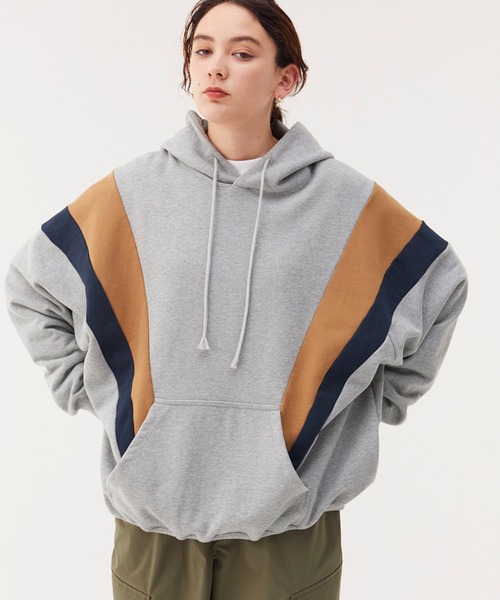 Not So Ape(ノットソーエイプ)の「ショルダースイッチ フーディ(パーカー・メンズ・ホワイト/ネイビー/グレー・MEDIUM/LARGE/X-LARGE)」の9枚目の写真