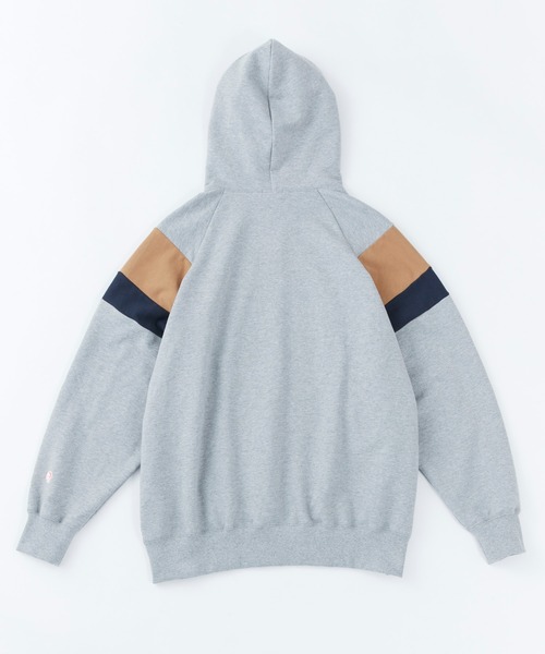 Not So Ape(ノットソーエイプ)の「ショルダースイッチ フーディ(パーカー・メンズ・ホワイト/ネイビー/グレー・MEDIUM/LARGE/X-LARGE)」の13枚目の写真