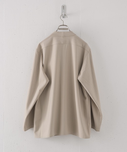 CASPER JOHN（キャスパージョン）の「Ring snap shirt cardigan/リングスナップシャツカーディガン（カーディガン/ボレロ・メンズ・ブラック/ベージュ/サックスブルー・SMALL/MEDIUM/LARGE）」の14枚目の写真