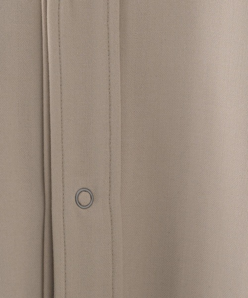 CASPER JOHN（キャスパージョン）の「Ring snap shirt cardigan/リングスナップシャツカーディガン（カーディガン/ボレロ・メンズ・ブラック/ベージュ/サックスブルー・SMALL/MEDIUM/LARGE）」の15枚目の写真