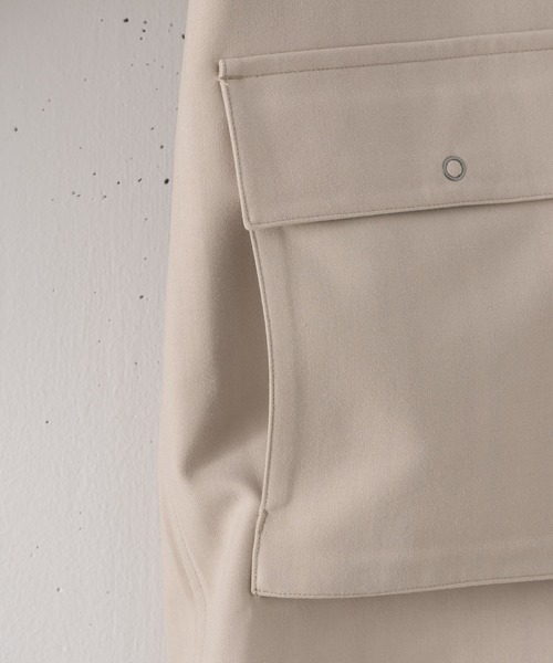 CASPER JOHN（キャスパージョン）の「Ring snap shirt cardigan/リングスナップシャツカーディガン（カーディガン/ボレロ・メンズ・ブラック/ベージュ/サックスブルー・SMALL/MEDIUM/LARGE）」の20枚目の写真