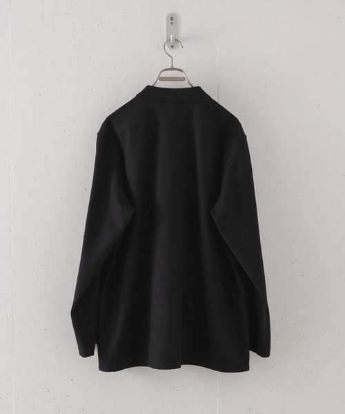 CASPER JOHN（キャスパージョン）の「Ring snap shirt cardigan/リングスナップシャツカーディガン（カーディガン/ボレロ・メンズ・ブラック/ベージュ/サックスブルー・SMALL/MEDIUM/LARGE）」の10枚目の写真