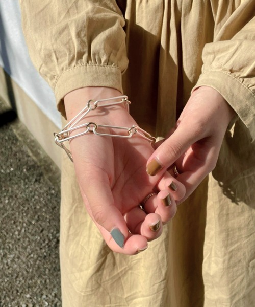 Bab（バブ）の「【WEB限定】ビッグチェーンチョーカー（チョーカー・レディース・シルバー・ONESIZE）」の3枚目の写真