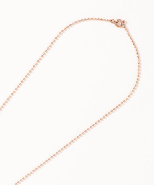 Folli Follie（フォリフォリ）の「FLEUR MUSEネックレス （ピンクゴールド・ブラック）（ネックレス・レディース・ホワイト・SMALL）」の2枚目の写真