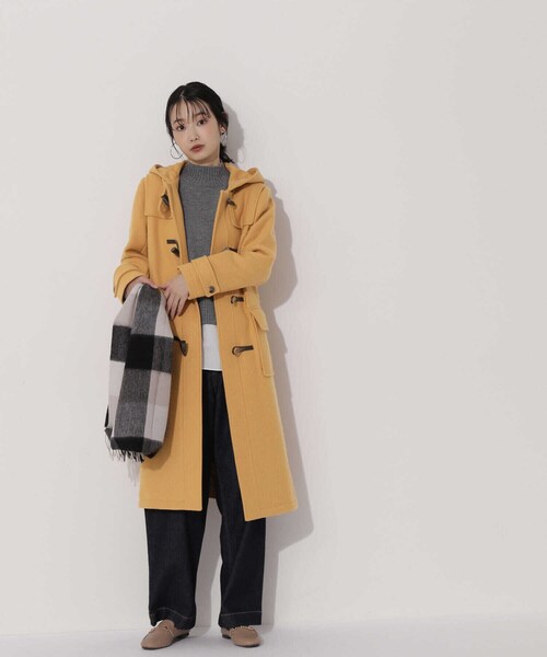 NATURAL BEAUTY BASIC（ナチュラルビューティーベーシック）の「ダッフルコート（ダッフルコート・レディース・ネイビー/カーキ/イエロー・SMALL/MEDIUM）」の16枚目の写真