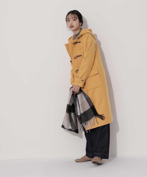NATURAL BEAUTY BASIC（ナチュラルビューティーベーシック）の「ダッフルコート（ダッフルコート・レディース・ネイビー/カーキ/イエロー・SMALL/MEDIUM）」の17枚目の写真