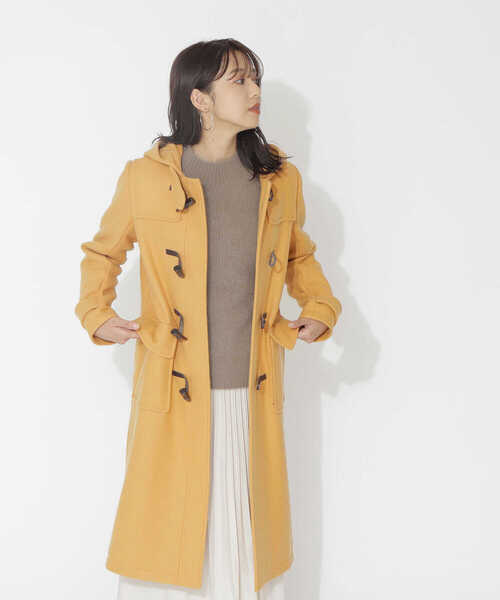 NATURAL BEAUTY BASIC（ナチュラルビューティーベーシック）の「ダッフルコート（ダッフルコート・レディース・ネイビー/カーキ/イエロー・SMALL/MEDIUM）」の19枚目の写真