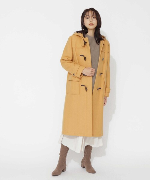 NATURAL BEAUTY BASIC（ナチュラルビューティーベーシック）の「ダッフルコート（ダッフルコート・レディース・ネイビー/カーキ/イエロー・SMALL/MEDIUM）」の20枚目の写真