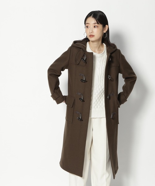 NATURAL BEAUTY BASIC（ナチュラルビューティーベーシック）の「ダッフルコート（ダッフルコート・レディース・ネイビー/カーキ/イエロー・SMALL/MEDIUM）」の10枚目の写真