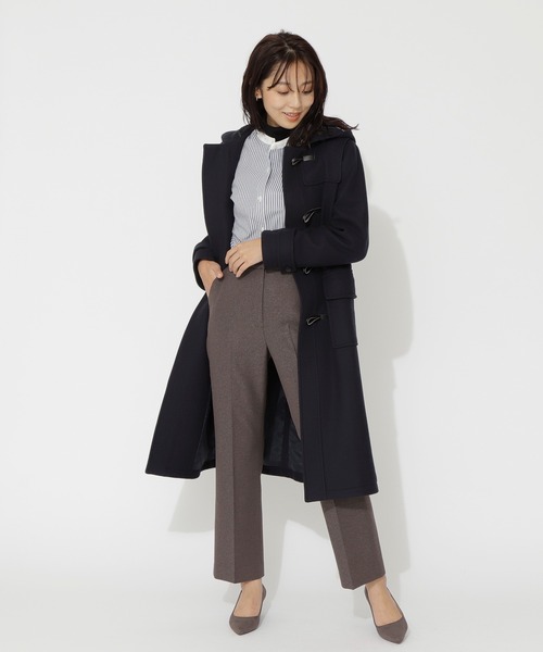 NATURAL BEAUTY BASIC（ナチュラルビューティーベーシック）の「ダッフルコート（ダッフルコート・レディース・ネイビー/カーキ/イエロー・SMALL/MEDIUM）」の6枚目の写真