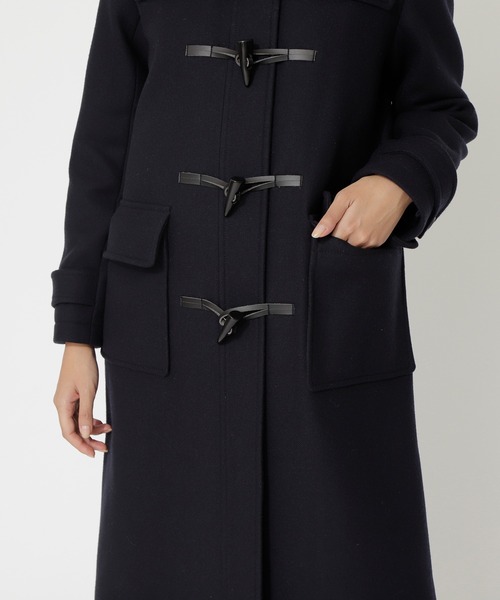 NATURAL BEAUTY BASIC（ナチュラルビューティーベーシック）の「ダッフルコート（ダッフルコート・レディース・ネイビー/カーキ/イエロー・SMALL/MEDIUM）」の4枚目の写真