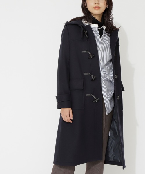 NATURAL BEAUTY BASIC（ナチュラルビューティーベーシック）の「ダッフルコート（ダッフルコート・レディース・ネイビー/カーキ/イエロー・SMALL/MEDIUM）」の13枚目の写真