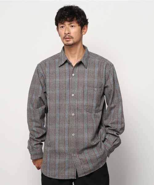 DEAR LAUREL（ディアローレル）の「DEAR LAUREL/ディアローレル シャツ D21F2601（シャツ/ブラウス・メンズ・グレー系その他/グレー・L/M）」の8枚目の写真