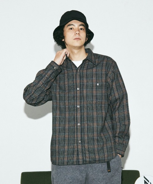 DEAR LAUREL（ディアローレル）の「DEAR LAUREL/ディアローレル シャツ D21F2601（シャツ/ブラウス・メンズ・グレー系その他/グレー・L/M）」の9枚目の写真