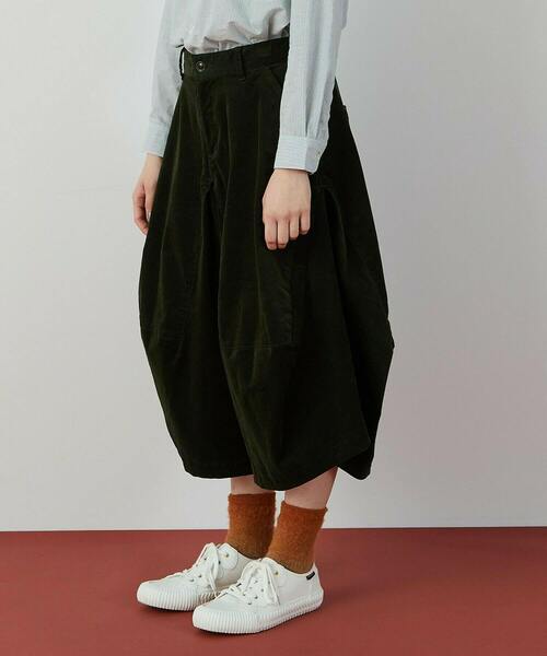 FRAPBOIS（フラボア）の「スリーディーコール パンツ（その他パンツ・レディース・ブラック/カーキ・1/0）」の18枚目の写真