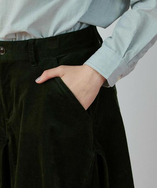 FRAPBOIS（フラボア）の「スリーディーコール パンツ（その他パンツ・レディース・ブラック/カーキ・1/0）」の21枚目の写真