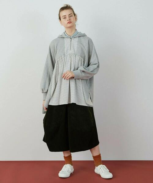 FRAPBOIS（フラボア）の「スリーディーコール パンツ（その他パンツ・レディース・ブラック/カーキ・1/0）」の5枚目の写真