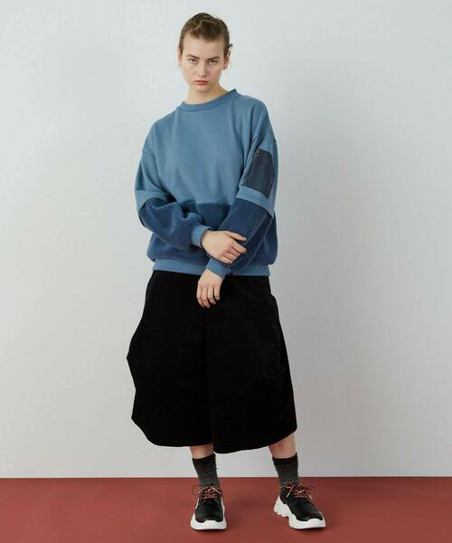 FRAPBOIS（フラボア）の「スリーディーコール パンツ（その他パンツ・レディース・ブラック/カーキ・1/0）」の14枚目の写真