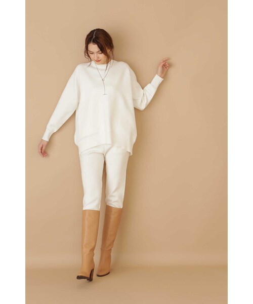 JILL STUART（ジルスチュアート）の「《Exclusive Line》ビッグトレーナー（スウェット・レディース・ホワイト/イエロー・FREE）」の18枚目の写真