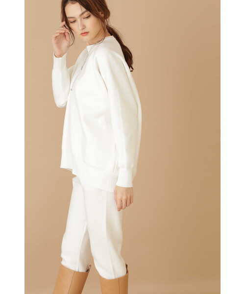 JILL STUART（ジルスチュアート）の「《Exclusive Line》ビッグトレーナー（スウェット・レディース・ホワイト/イエロー・FREE）」の20枚目の写真