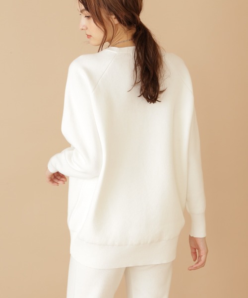 JILL STUART（ジルスチュアート）の「《Exclusive Line》ビッグトレーナー（スウェット・レディース・ホワイト/イエロー・FREE）」の5枚目の写真