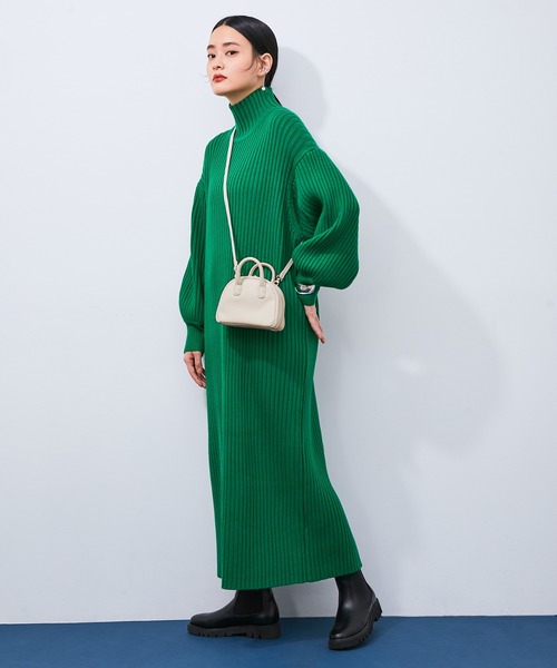 ADAM ET ROPE'（アダムエロペ）の「【2WAY】マイクロボストンバッグ（ショルダーバッグ・レディース・ブラック/オフホワイト/ピンク系その他/オレンジ・FREE）」の13枚目の写真