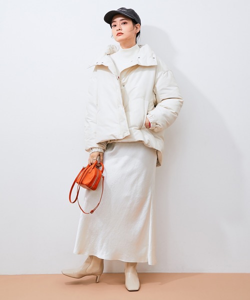 ADAM ET ROPE'（アダムエロペ）の「【2WAY】マイクロボストンバッグ（ショルダーバッグ・レディース・ブラック/オフホワイト/ピンク系その他/オレンジ・FREE）」の18枚目の写真