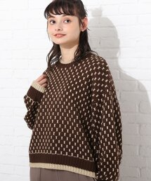 Cutie Blonde | 【S-L】ポツポツ柄ニット(ニット/セーター)