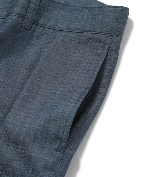 MEN'S BIGI（メンズビギ）の「デニム調シャンブレーストレッチパンツ　fabric made in japan（その他パンツ・メンズ・ベージュ/ネイビー・01/02/03/04）」の10枚目の写真