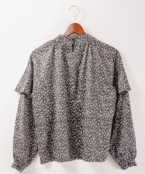 Brownie（ブラウニー）の「Brownie 小花柄袖ﾌﾘﾙﾌﾞﾗｳｽ（シャツ/ブラウス・レディース・ブラウン/ブラック/ネイビー・FREE）」の17枚目の写真