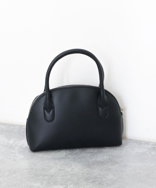 archives（アルシーヴ）の「ハーフムーン２ＷＡＹミニボストン（ボストンバッグ・レディース・ブラック/イエロー/アイボリー・FREE）」の14枚目の写真