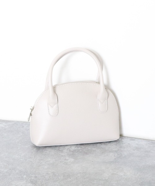 archives（アルシーヴ）の「ハーフムーン２ＷＡＹミニボストン（ボストンバッグ・レディース・ブラック/イエロー/アイボリー・FREE）」の12枚目の写真