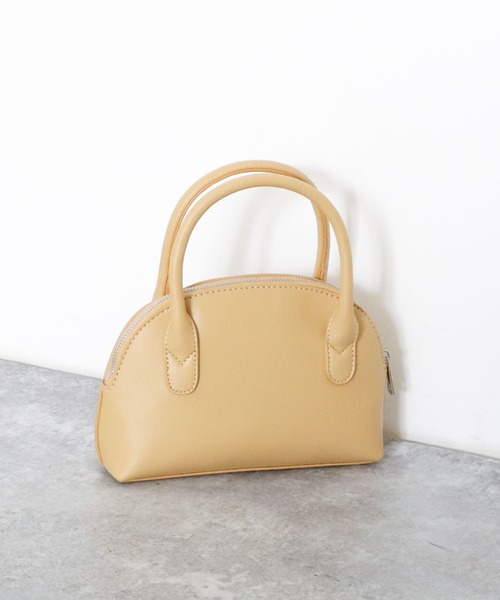 archives（アルシーヴ）の「ハーフムーン２ＷＡＹミニボストン（ボストンバッグ・レディース・ブラック/イエロー/アイボリー・FREE）」の13枚目の写真