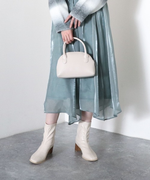 archives（アルシーヴ）の「ハーフムーン２ＷＡＹミニボストン（ボストンバッグ・レディース・ブラック/イエロー/アイボリー・FREE）」の8枚目の写真