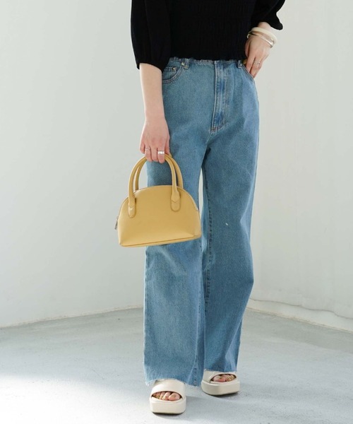 archives（アルシーヴ）の「ハーフムーン２ＷＡＹミニボストン（ボストンバッグ・レディース・ブラック/イエロー/アイボリー・FREE）」の18枚目の写真