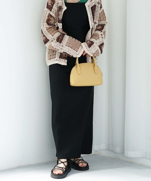 archives（アルシーヴ）の「ハーフムーン２ＷＡＹミニボストン（ボストンバッグ・レディース・ブラック/イエロー/アイボリー・FREE）」の19枚目の写真