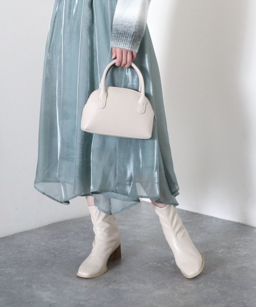 archives（アルシーヴ）の「ハーフムーン２ＷＡＹミニボストン（ボストンバッグ・レディース・ブラック/イエロー/アイボリー・FREE）」の22枚目の写真