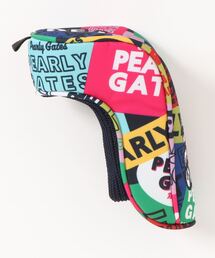 PEARLY GATES（パーリーゲイツ）の「【PEARLY GATES】ユーティリティ用 ヘッドカバー ＜カラフルワッペン柄＞ (UNISEX)（ゴルフグッズ・メンズ）」