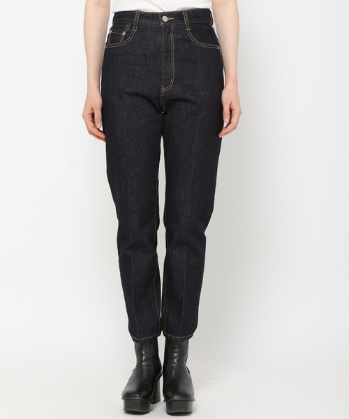 PAGEBOY（ページボーイ）の「ドレスジーンズ（デニムパンツ・レディース・サックスブルー/インディゴブルー・25inch/26inch/27inch）」の7枚目の写真