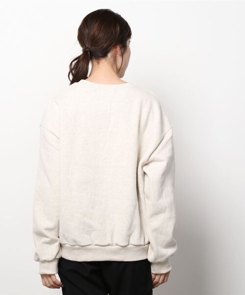 Figments（フィグメンツ）の「3ポケットスウェット（スウェット・レディース・ブラック/オートミール・FREE）」の4枚目の写真