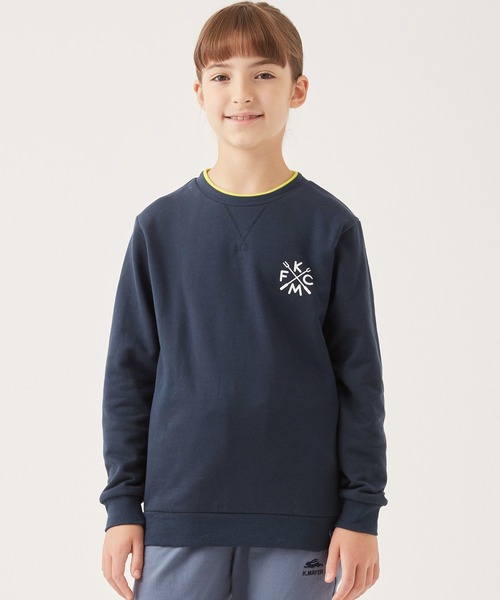 KRIFF MAYER Kid's Collection(クリフメイヤーキッズコレクション)の「ネオン襟クルー(スウェット・キッズ・サックスブルー/グレー/オレンジ/ネイビー・170/120/150/140/160/130)」の15枚目の写真
