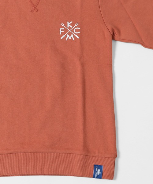 KRIFF MAYER Kid's Collection(クリフメイヤーキッズコレクション)の「ネオン襟クルー(スウェット・キッズ・サックスブルー/グレー/オレンジ/ネイビー・170/120/150/140/160/130)」の8枚目の写真