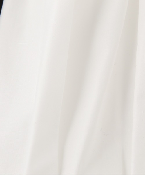 FREE'S MART（フリーズマート）の「布帛ドッキングパフスリーブミニ丈ワンピース（ワンピース・レディース・ベージュ/ブラック・FREE）」の9枚目の写真